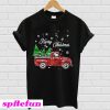 Merry Christmas Snoopy Driving Tree T-shirt