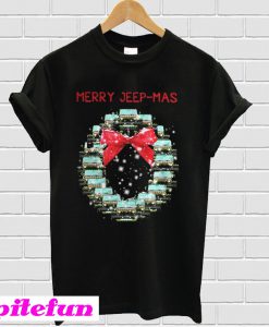 Merry Jeepmaschristmas Jeep Reindeer T-Shirt