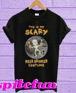 Miller Lite This is my scary beer drinker costume T-shirt