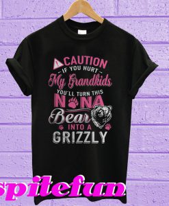 Nana bear into a grizzly T-shirt