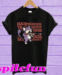 Pokemon Ratata Mouse and Ak Gun T-Shirt