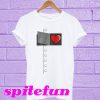 Tin man heart T-shirt