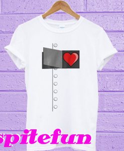 Tin man heart T-shirt