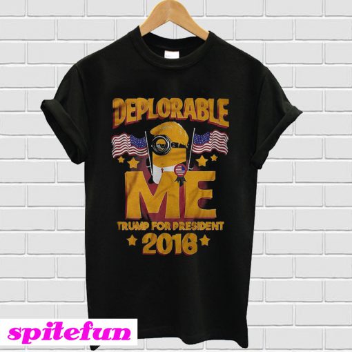 Deplorable me Trump for president 2016 T-shirt