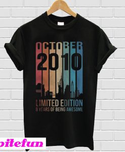 October 2010 Limited Edition 8 Years Of Being Awesome T-shirt