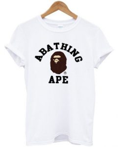 A bathing ape White T-shirt