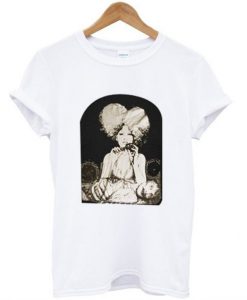 Afro Curly Hair Girl Eating Dead Zombie T-Shirt