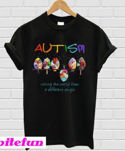 Autism seeing the world from a different angle T-shirt