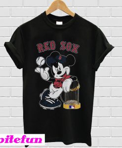 Boston Red Sox Mickey Mouse T-shirt