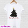 Cat Meowy Christmas Tree T-shirt