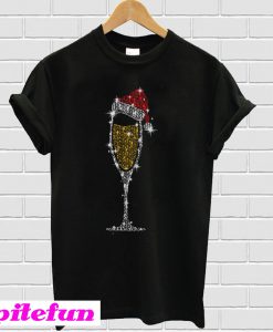 Champagne diamond Christmas T-shirt