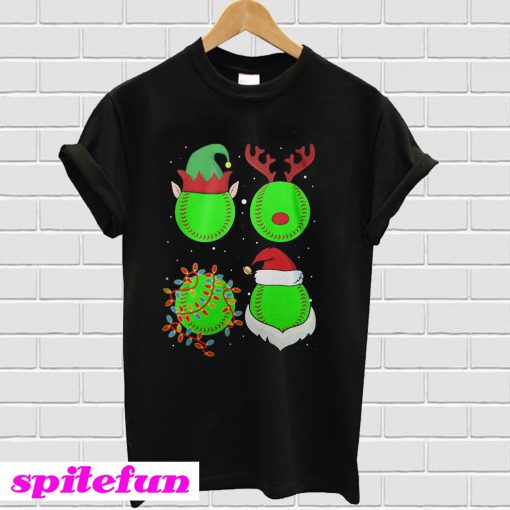 Christmas For Softball T-Shirt