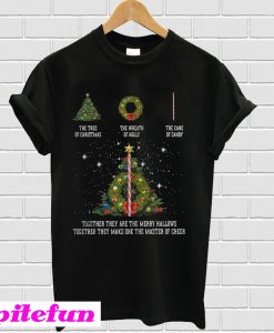 Christmas Together they are the marry hallows Together T-shirt