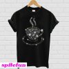 Cup Coffee Glitter Diamond Chistmas T-shirt