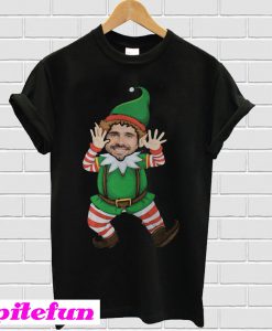 Custom face selfie Christmas T-shirt