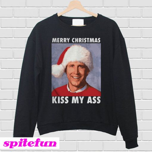 Merry Christmas kiss my ass Vacation Sweatshirt