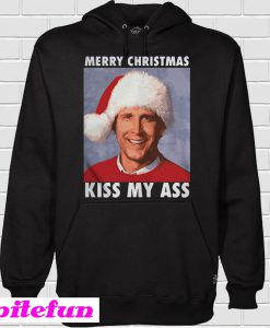 Merry Christmas kiss my ass Vacation Hoodie