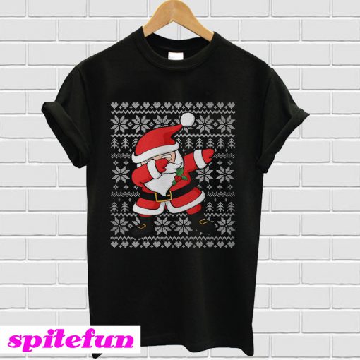 Dabbing Santa Christmas T-shirt