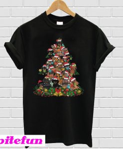 Dachshunds Christmas Tree T-shirt