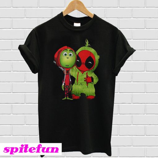 Deadpool And Grinch Christmas Funny T-shirt