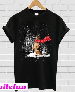 Dog Lover German Shepherd Snow Youth T-Shirt