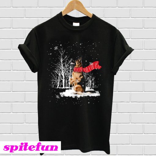 Dog Lover German Shepherd Snow Youth T-Shirt