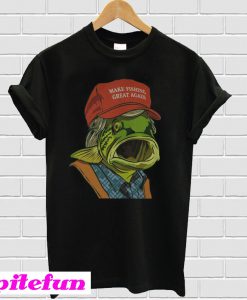 Donald Trump make fishing great again T-shirt