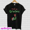 Drink up grinches wine christmas T-shirt