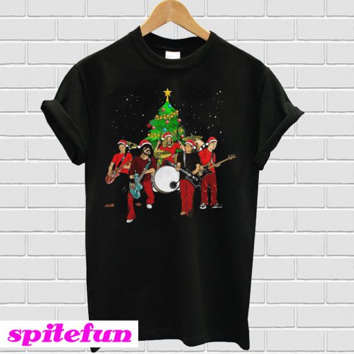 Foo Fighters Christmas Tree T-shirt