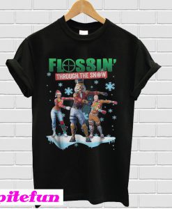 Fortnite Flossin Through the snow T-shirt