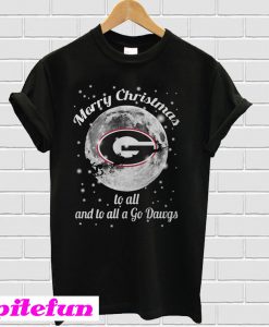 Georgia Bulldogs merry christmas to all and to all a go dawgs T-shirt