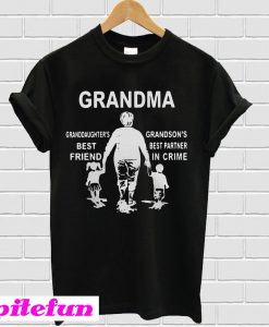 Grandma granddaughter’s best friend grandson’s best partner in crime T-shirt