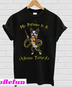 Harry Potter my Patronus is a Boston Terrier T-shirt