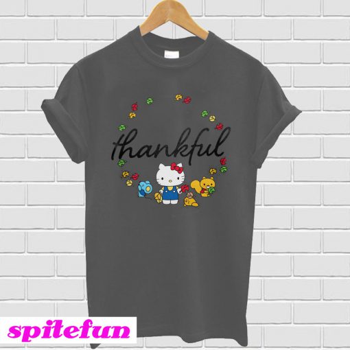 Hello Kitty Thankful Thanksgiving T-shirt