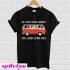 Hippie car and cat on a dark desert highway cool wind in my hair T-shirt