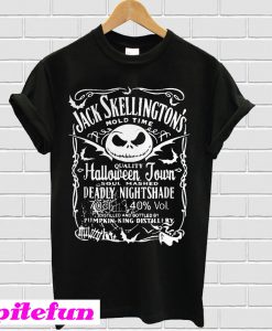 Jack Skellington's mold time quality halloween town soul mashed T-shirt