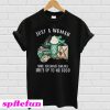 Just a woman who solemnly swears she's up to no good Slytherin Harry Potter T-shirt