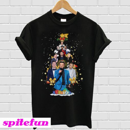 Justin Randall Timberlake Christmas tree T-shirt