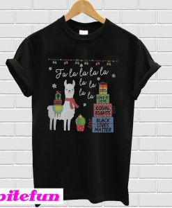 Llama fa la la la Christmas T-shirt