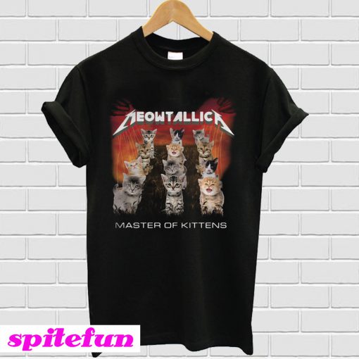 Meowtallic master of kittens T-shirt