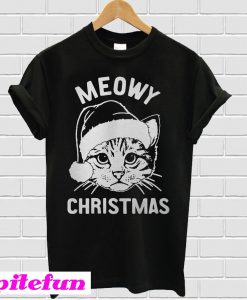 Meowy Christmas T-shirt