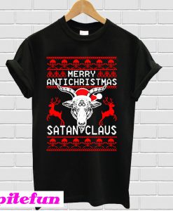 Merry Antichristmas Satan Claus Ugly T-shirt