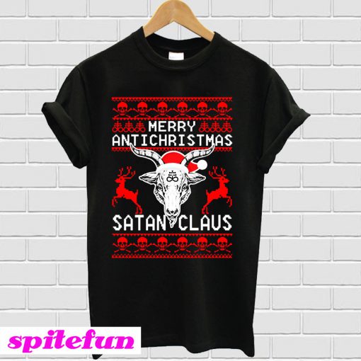 Merry Antichristmas Satan Claus Ugly T-shirt