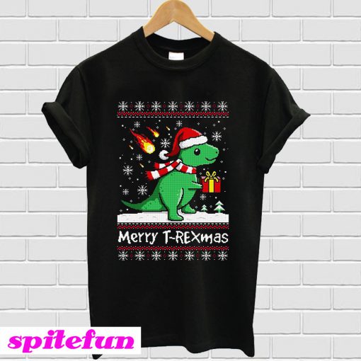 Merry T-rexmas T-shirt