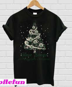 Milwaukee Bucks Have Bango a merry little Christmas Tree T-shirt