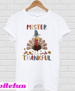 Mister Thankful Turkey Thanksgiving T-Shirt