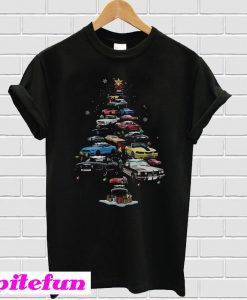 Mustang Car Christmas Tree T-shirt