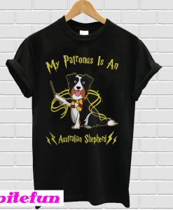 My patronus is an Australian Shepherd T-shirt