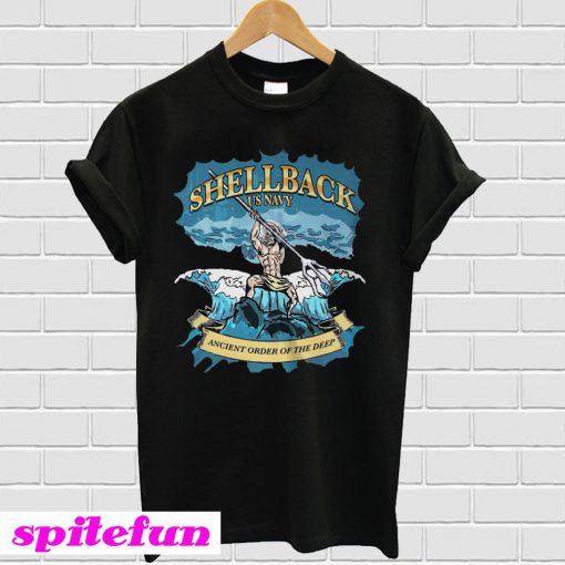 Nice Shellback Us Navy Ancient Order Of the deep T-shirt