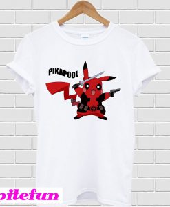 Pikapool Pikachu Deadpool T-shirt